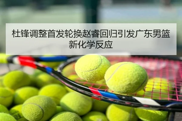 杜锋调整首发轮换赵睿回归引发广东男篮新化学反应